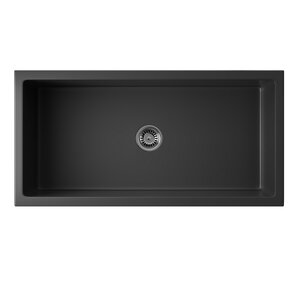 Изображение товара Кухонная мойка Omoikiri Mikura 91-BL 91 см черная NATCERAMIC с двойной стенкой