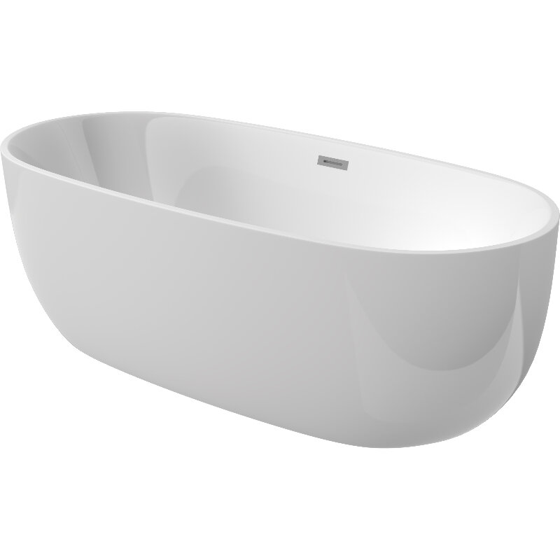 Изображение товара Акриловая ванна Deante Alpinia KDU_017W 170x80 см белая отдельно стоящая Изображение товара Акриловая ванна Deante Alpinia KDU_017W 170x80 см белая отдельно стоящая