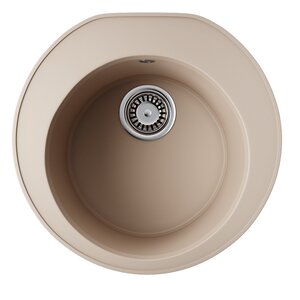 Изображение товара Кухонная мойка Omoikiri Miya 50-R-SA 4993505, 50 см, цвет бежевый