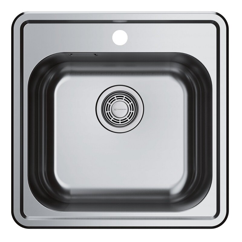 Изображение товара Мойка Omoikiri Notoro 48-IN 4997436 Нержавеющая сталь 0.8 мм, угловая, 48.5x48.5 см