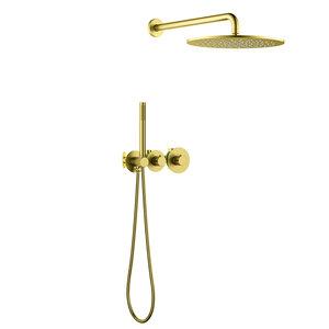 Изображение товара Душевая система Timo Saona SX-2359/20SM термостатическая золото шлифованное