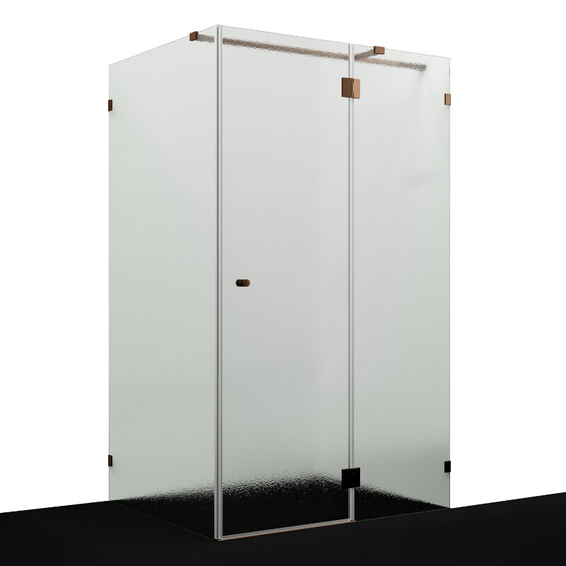 Изображение товара Душевой уголок WasserKRAFT Paar 88H 120x90 см, стекло текстурное, золото глянцевое Изображение товара Душевой уголок WasserKRAFT Paar 88H 120x90 см, стекло текстурное, золото глянцевое