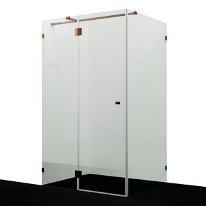 Изображение товара Душевой уголок WasserKRAFT Paar 88H 88H10, 120 х 100 см, стекло прозрачное, фурнитура золото глянцевое