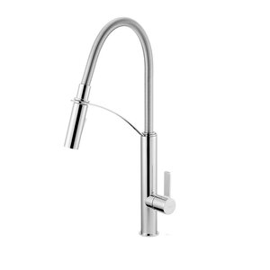 Изображение товара Смеситель для кухонной мойки Deante Gerbera BGB_072M, с выдвижным изливом, хром