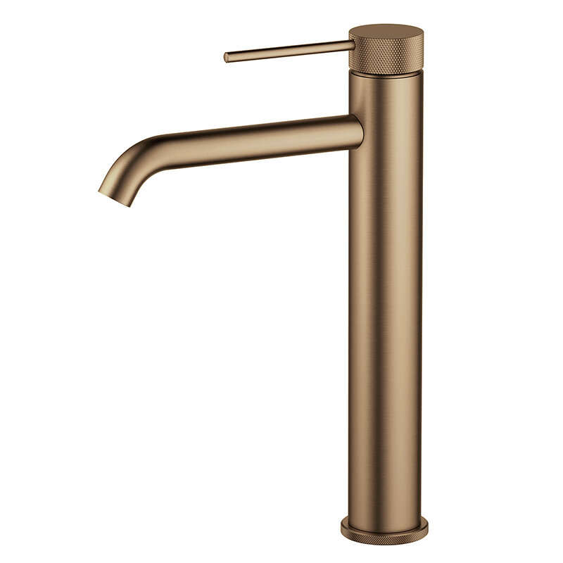 Изображение товара Смеситель для раковины Timo Saona 2411/19F розовое золото высокий однорычажный