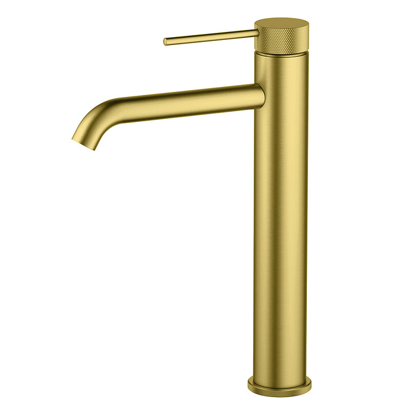 Изображение товара Высокий смеситель для раковины Timo Saona 2411/20F золото шлифованное