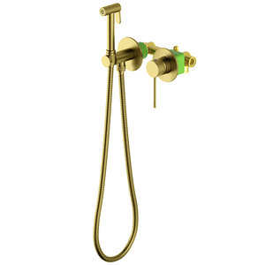 Изображение товара Гигиенический душ Timo Saona 2339/20SM, со смесителем, цвет золото шлифованное