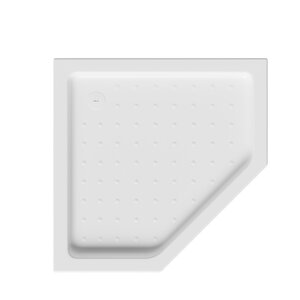 Изображение товара Душевой поддон Abber AD3B090, 90 x 90 см, пятиугольный, акриловый, цвет белый