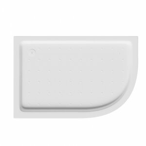 Изображение товара Душевой поддон Abber AD3E109 L, 100 x 90 см, асимметричный, акриловый, цвет белый