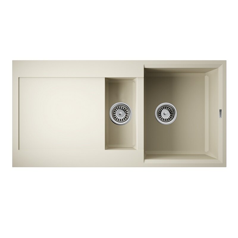 Изображение товара Кухонная мойка Omoikiri Sakaime 100-2, 100 см, цвет ваниль