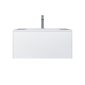 Изображение товара Тумба с раковиной Uperwood Parma Premium 39330205463, 75 см, подвесная, белая матовая