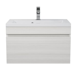 Изображение товара Тумба с раковиной Uperwood Eva 3930313468, 60 см, подвесная, дуб харбор белый