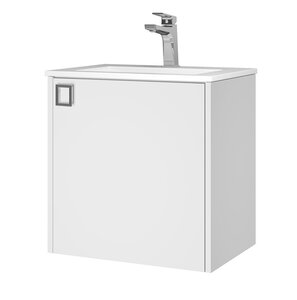 Изображение товара Тумба с раковиной Uperwood Aurora KAurora50wm, 50 см, подвесная, белая матовая