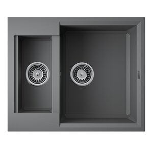 Изображение товара Кухонная мойка Omoikiri Sakaime 60-2-PL 4993915, 60 см, цвет платина