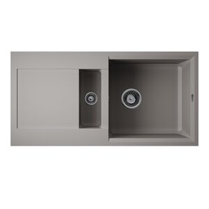 Изображение товара Кухонная мойка Omoikiri Sakaime 86-2-GR 4993560 серый 86 см