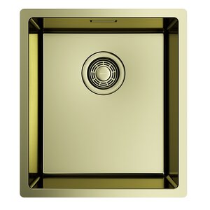 Изображение товара Кухонная мойка Omoikiri Tadzava 39-U/I-LG 4993262, 39 см, цвет светлое золото