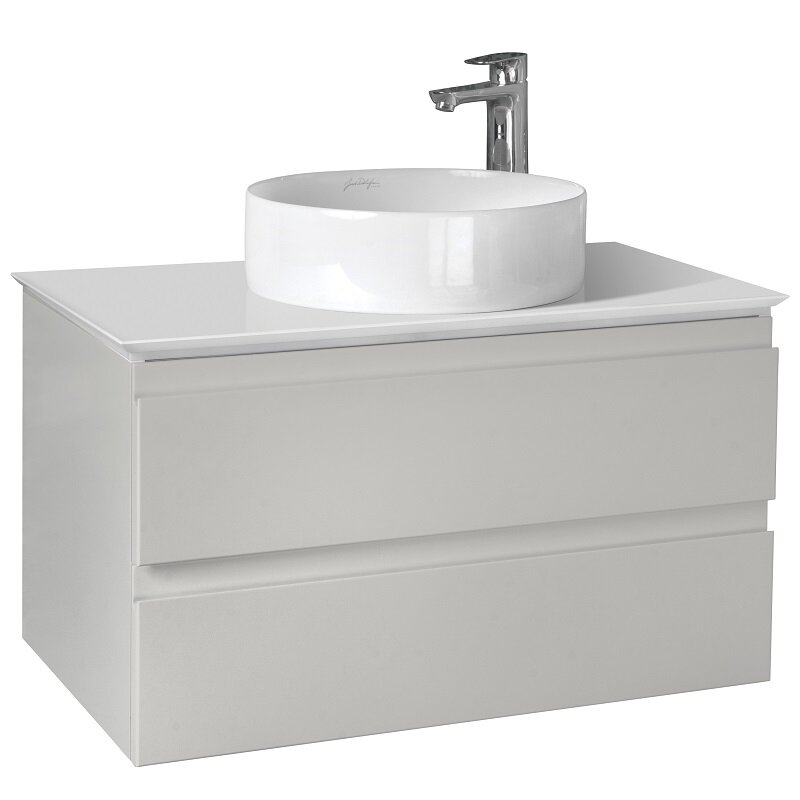 Изображение товара Тумба под раковину Jacob Delafon Madeleine EB2083-J55 80 см со столешницей и подсветкой