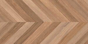 Изображение товара Керамогранит Laparet Wood Canarium Chevron M х9999311149, 60 х 120 см, матовый карвинг, тёмно-бежевый