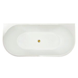 Изображение товара Акриловая ванна Royal Bath Nero RB611900GD 150x75 см белая