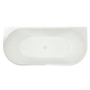 Изображение товара Ванна акриловая Royal Bath Nero RB611901WT, 170 x 80 см, каркас, слив-перелив белый, цвет белый