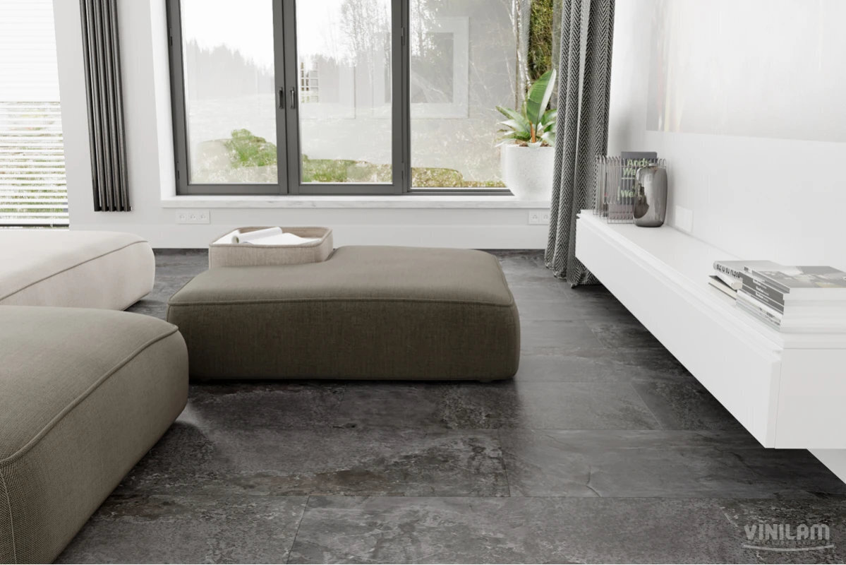 Изображение товара Виниловый ламинат Vinilam Ceramo Stone Перуанский Камень 91908, плитка 47х94 см с пробковой подложк