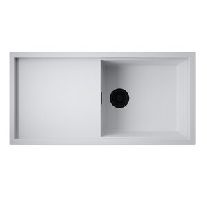 Изображение товара Кухонная мойка Omoikiri Sintesi 100 см белая Artceramic для современной кухни