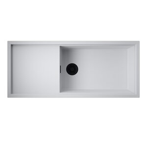 Изображение товара Кухонная мойка Omoikiri Sintesi 4997121 116 см белая интегрированная из Artceramic