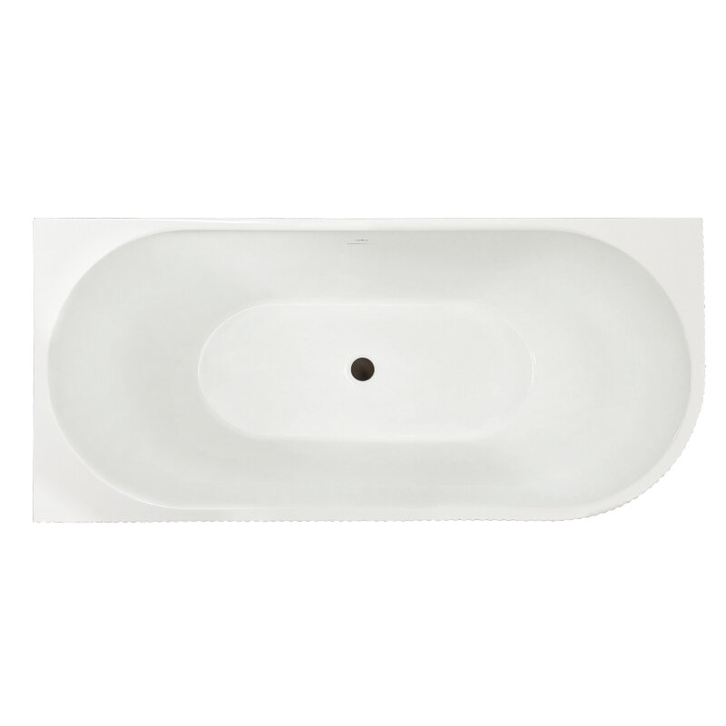 Изображение товара Акриловая ванна Royal Bath Nero RB710301L-BL/RB710301R-BL 170x78 см белая