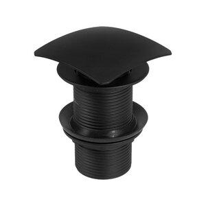 Изображение товара Донный клапан для раковины Deante Click-Clack NHC_B11A, без перелива, черный матовый