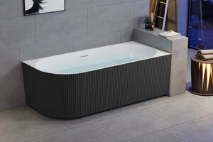 Изображение товара Акриловая ванна Royal Bath Nero RB710302BL-L-WT / RB710302BL-R-WT 170x78 см, асимметричная, белая и Изображение товара Акриловая ванна Royal Bath Nero RB710302BL-L-WT / RB710302BL-R-WT 170x78 см, асимметричная, белая и