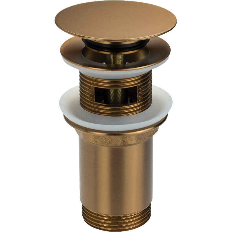 Изображение товара Донный клапан для раковины Deante Click-Clack NHC_CC0U бронза брашированная