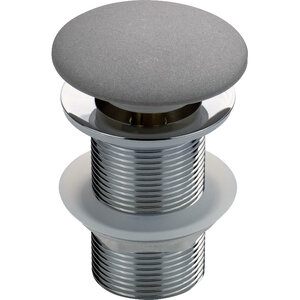 Изображение товара Донный клапан для раковины Deante Click-Clack NHC_S12A, без перелива, серый металлический