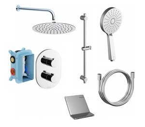 Изображение товара Душевая система Ravak Set 70508031, термостатическая, излив, хром