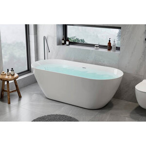 Изображение товара Акриловая ванна Royal Bath Pafos RB611700BL 150x73 см белая отделка
