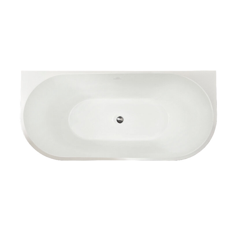 Изображение товара Акриловая ванна Royal Bath Riva RB610210GR 150x75 см белая