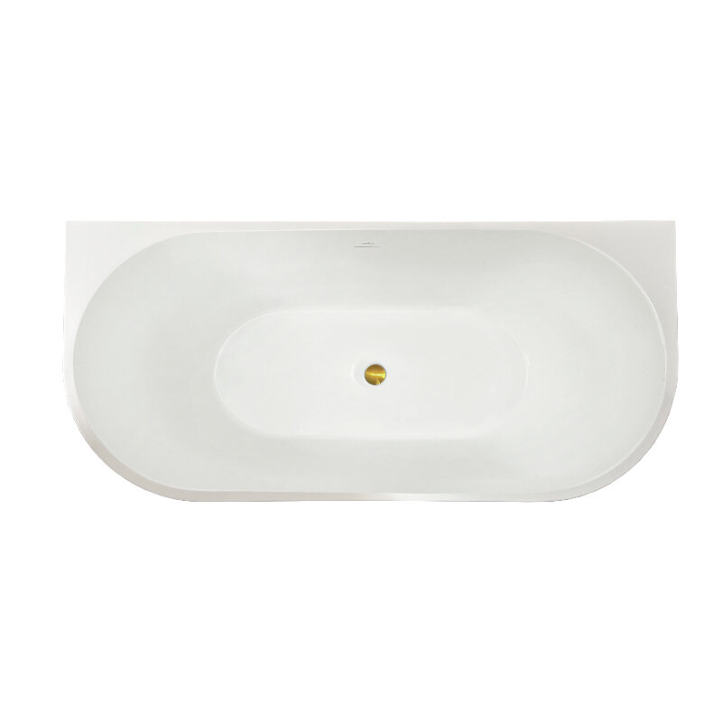 Изображение товара Акриловая ванна Royal Bath Riva RB610211GD 170x70 белая комфортная и стильная Изображение товара Акриловая ванна Royal Bath Riva RB610211GD 170x70 белая комфортная и стильная