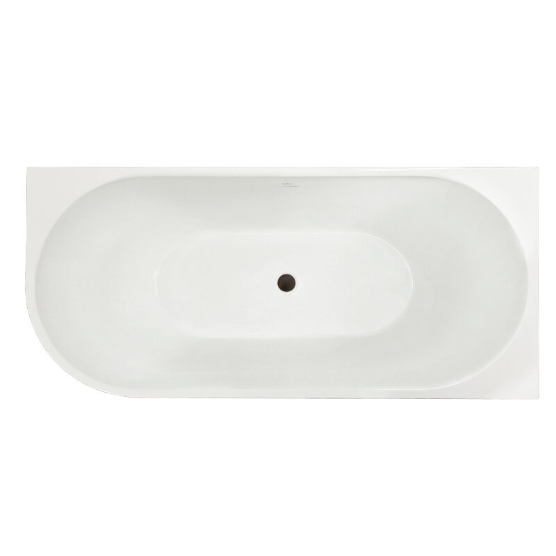Изображение товара Акриловая ванна Royal Bath Riva 170x78 см асимметричная белая