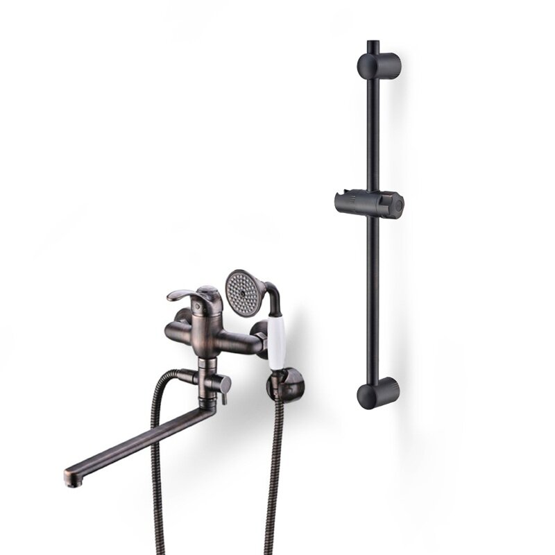 Изображение товара Смеситель WasserKRAFT Isar A1302L.049 для ванны и душа, темная бронза