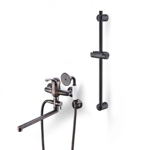 Изображение товара Смеситель WasserKRAFT Isar A1302L.049 для ванны и душа, темная бронза