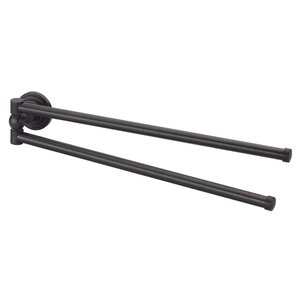 Изображение товара Полотенцедержатель WasserKRAFT Isar K-7331, 45 см, двойной, поворотный, темная бронза