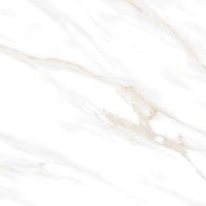 Изображение товара Керамогранит Ceradim Calacatta Clarity Gold 60x60 см белый мраморный