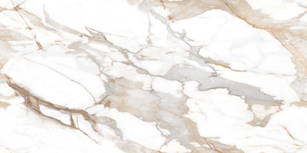 Изображение товара Керамогранит Ceradim Calacatta Fairy Gold 60x120 см с эффектом мрамора
