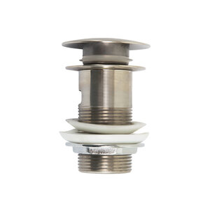 Изображение товара Донный клапан Cezares CZR-SAT-IN, с переливом, цвет сатин