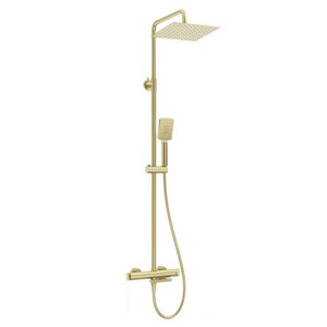 Изображение товара Душевая система Deante Cascada NAC_R1HT-NS, термостатическая, золото матовое