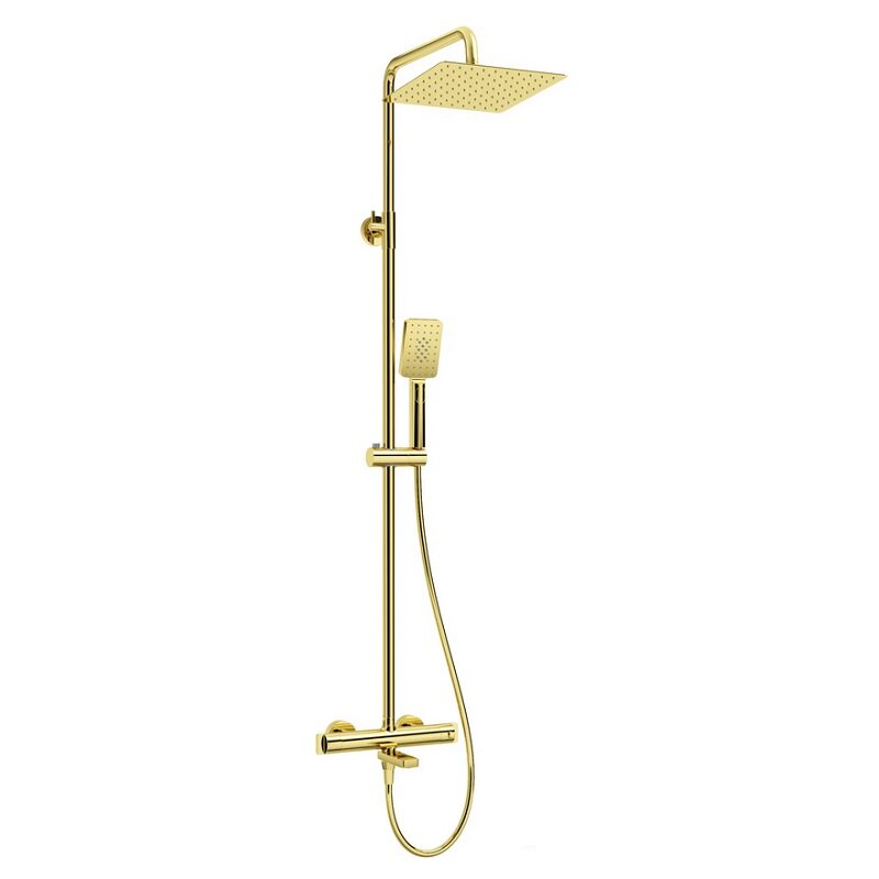 Изображение товара Душевая система Deante Cascada NAC_Z1HT термостатическая золото Польша