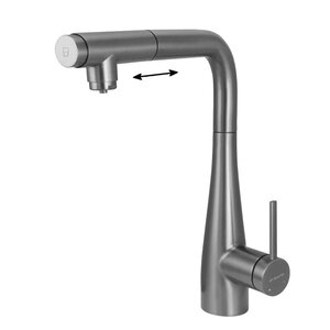 Изображение товара Смеситель для кухонной мойки Deante Eridan BRE_D75M, с подключением к фильтру, титан