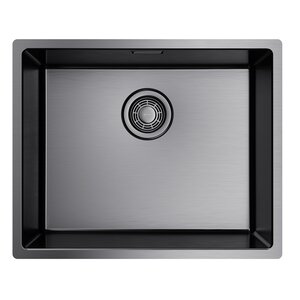 Изображение товара Кухонная мойка Omoikiri Tadzava 54-U/I Ultra 4993267 вороненая сталь