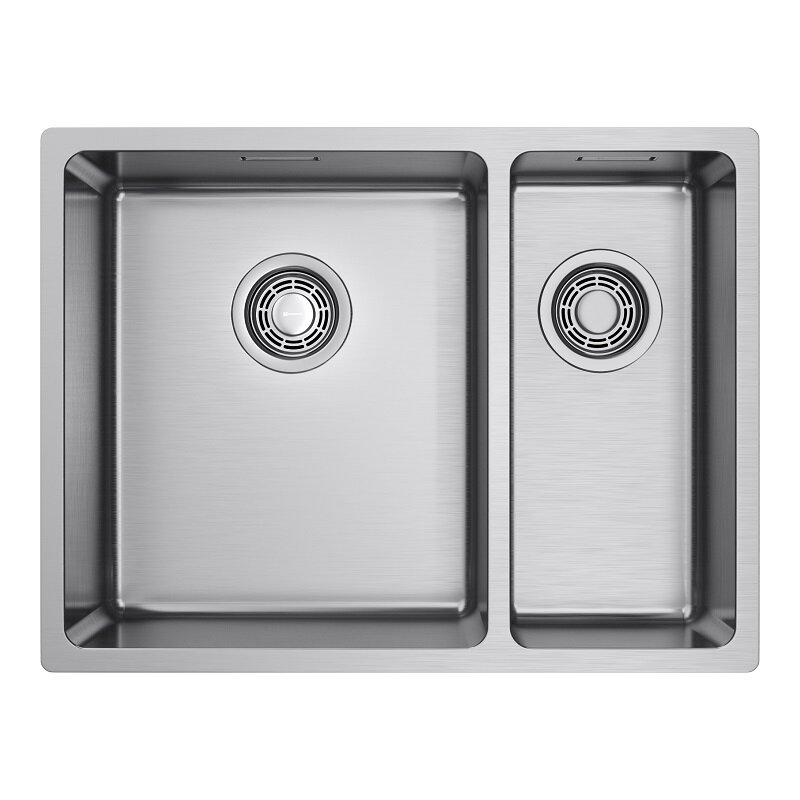 Изображение товара Кухонная мойка Omoikiri Tadzava Ultra 58 см с двумя чашами и шумоподавлением