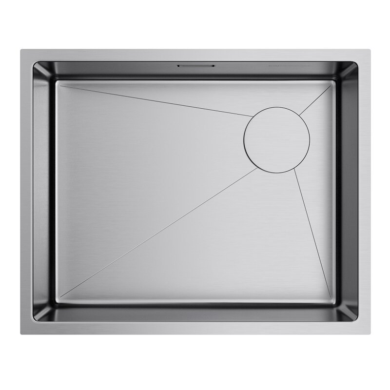 Изображение товара Кухонная мойка Omoikiri Taki 54-U/IF Side SF 4997034: нержавеющая сталь SUS304, угловая, 54 см