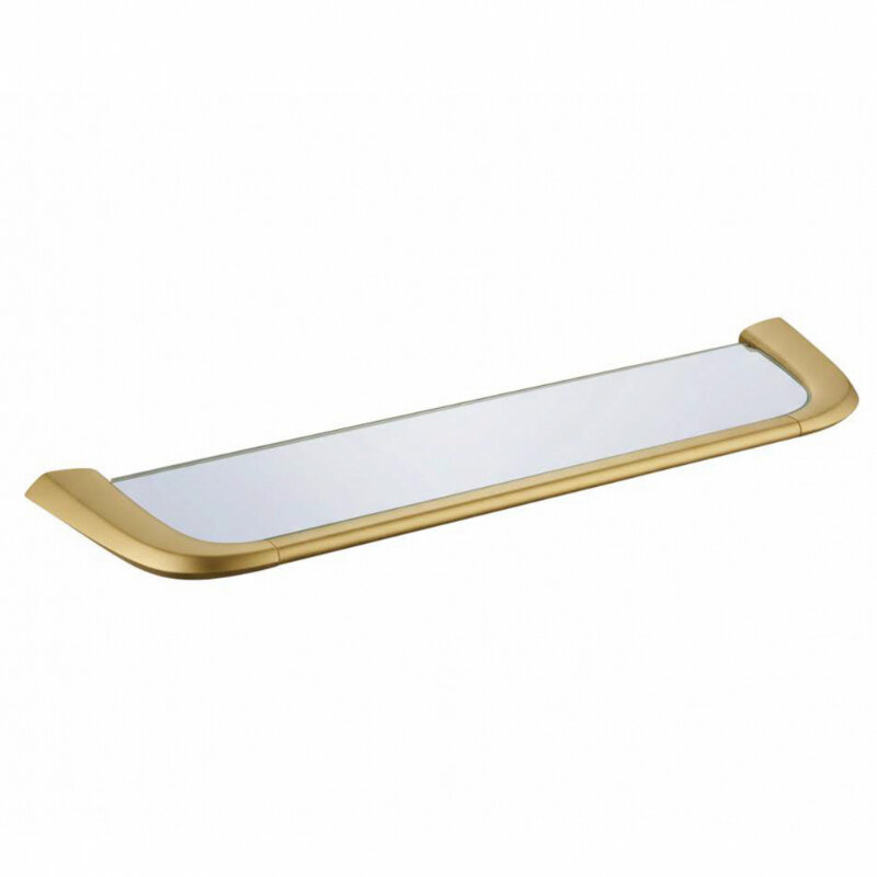 Изображение товара Полка для ванной Abber Nord AA1555G 50 см золото матовое современный дизайн
